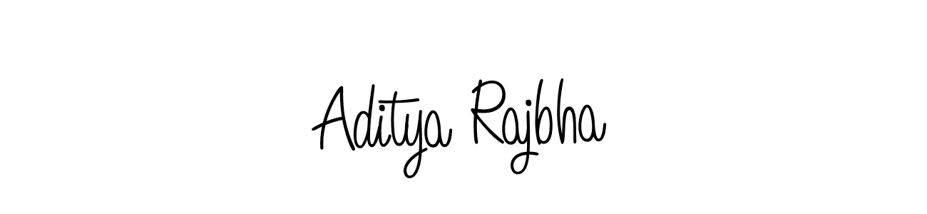 Use a signature maker to create a handwritten signature online. With this signature software, you can design (Angelique-Rose-font-FFP) your own signature for name Aditya Rajbha. Aditya Rajbha signature style 5 images and pictures png
