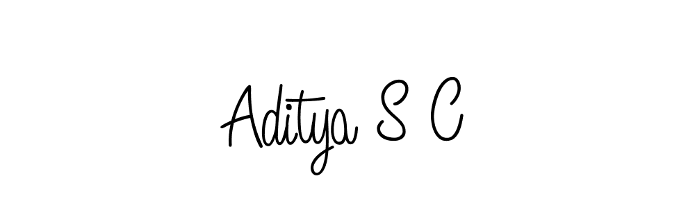 Also You can easily find your signature by using the search form. We will create Aditya S C name handwritten signature images for you free of cost using Angelique-Rose-font-FFP sign style. Aditya S C signature style 5 images and pictures png