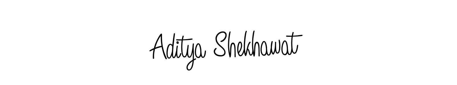 The best way (Angelique-Rose-font-FFP) to make a short signature is to pick only two or three words in your name. The name Aditya Shekhawat include a total of six letters. For converting this name. Aditya Shekhawat signature style 5 images and pictures png