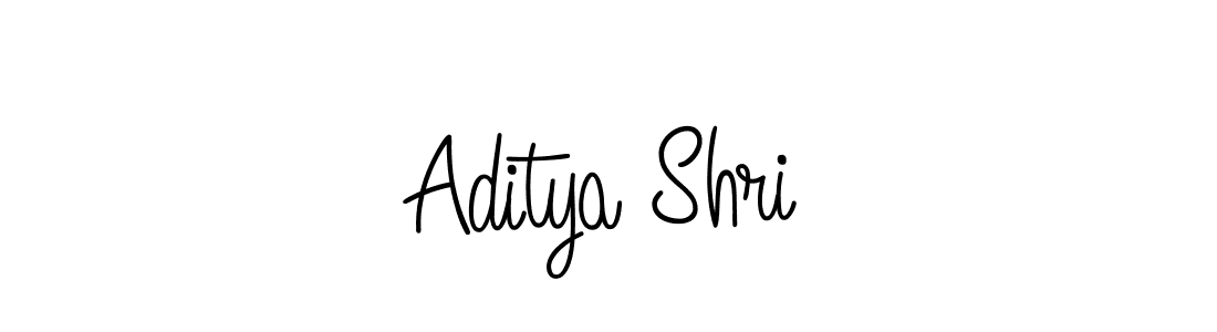 Design your own signature with our free online signature maker. With this signature software, you can create a handwritten (Angelique-Rose-font-FFP) signature for name Aditya Shri. Aditya Shri signature style 5 images and pictures png