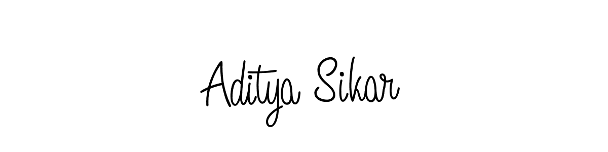 Aditya Sikar stylish signature style. Best Handwritten Sign (Angelique-Rose-font-FFP) for my name. Handwritten Signature Collection Ideas for my name Aditya Sikar. Aditya Sikar signature style 5 images and pictures png