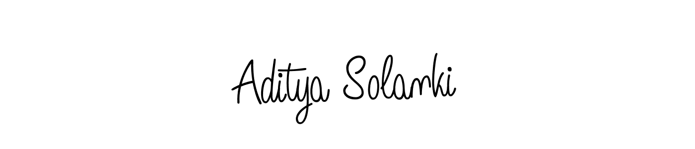 if you are searching for the best signature style for your name Aditya Solanki. so please give up your signature search. here we have designed multiple signature styles  using Angelique-Rose-font-FFP. Aditya Solanki signature style 5 images and pictures png