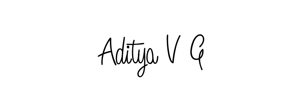 Once you've used our free online signature maker to create your best signature Angelique-Rose-font-FFP style, it's time to enjoy all of the benefits that Aditya V G name signing documents. Aditya V G signature style 5 images and pictures png
