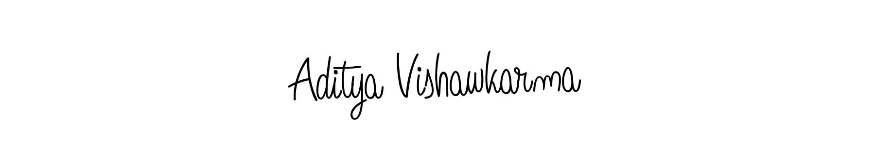 Also You can easily find your signature by using the search form. We will create Aditya Vishawkarma name handwritten signature images for you free of cost using Angelique-Rose-font-FFP sign style. Aditya Vishawkarma signature style 5 images and pictures png