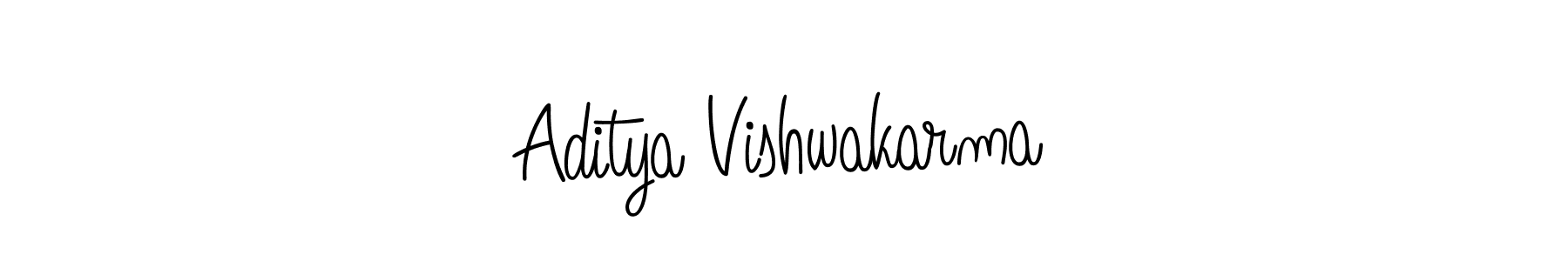 Similarly Angelique-Rose-font-FFP is the best handwritten signature design. Signature creator online .You can use it as an online autograph creator for name Aditya Vishwakarma. Aditya Vishwakarma signature style 5 images and pictures png