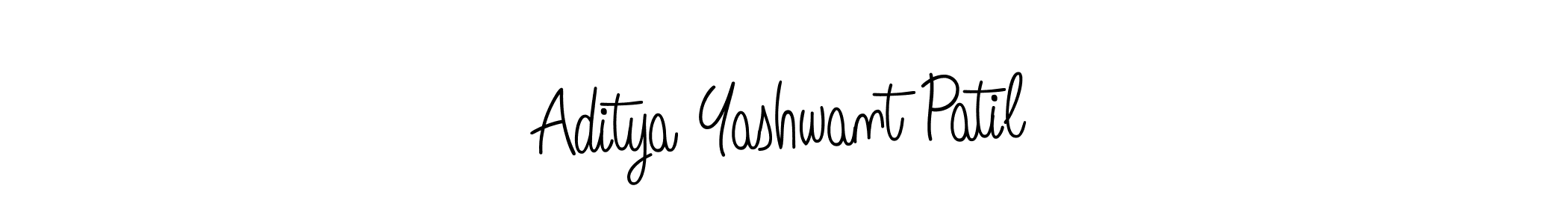 Make a beautiful signature design for name Aditya Yashwant Patil. With this signature (Angelique-Rose-font-FFP) style, you can create a handwritten signature for free. Aditya Yashwant Patil signature style 5 images and pictures png