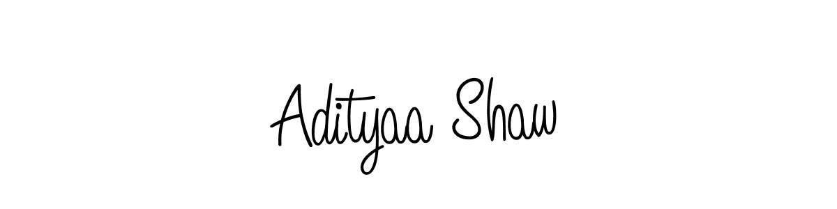 The best way (Angelique-Rose-font-FFP) to make a short signature is to pick only two or three words in your name. The name Adityaa Shaw include a total of six letters. For converting this name. Adityaa Shaw signature style 5 images and pictures png