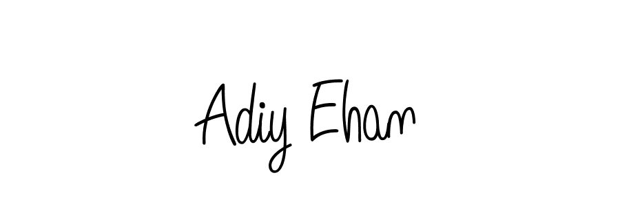 Make a beautiful signature design for name Adiy Ehan. With this signature (Angelique-Rose-font-FFP) style, you can create a handwritten signature for free. Adiy Ehan signature style 5 images and pictures png