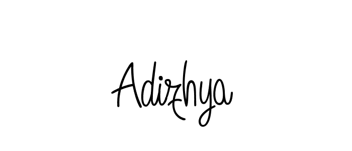 Adizhya stylish signature style. Best Handwritten Sign (Angelique-Rose-font-FFP) for my name. Handwritten Signature Collection Ideas for my name Adizhya. Adizhya signature style 5 images and pictures png