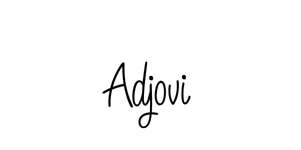 Make a beautiful signature design for name Adjovi. Use this online signature maker to create a handwritten signature for free. Adjovi signature style 5 images and pictures png