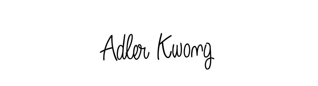 Use a signature maker to create a handwritten signature online. With this signature software, you can design (Angelique-Rose-font-FFP) your own signature for name Adler Kwong. Adler Kwong signature style 5 images and pictures png
