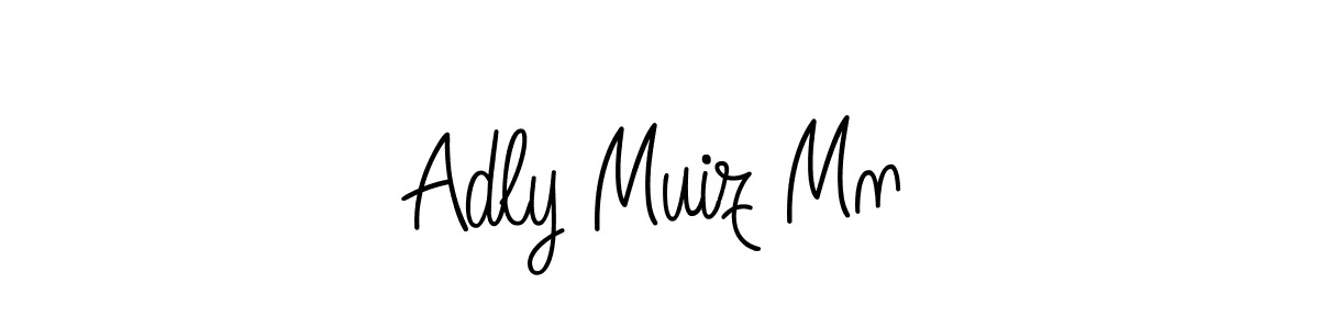 Angelique-Rose-font-FFP is a professional signature style that is perfect for those who want to add a touch of class to their signature. It is also a great choice for those who want to make their signature more unique. Get Adly Muiz Mn name to fancy signature for free. Adly Muiz Mn signature style 5 images and pictures png