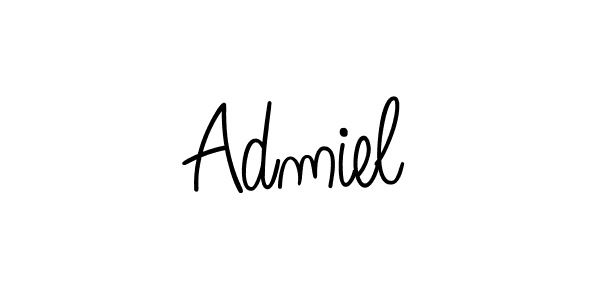 Make a beautiful signature design for name Admiel. With this signature (Angelique-Rose-font-FFP) style, you can create a handwritten signature for free. Admiel signature style 5 images and pictures png