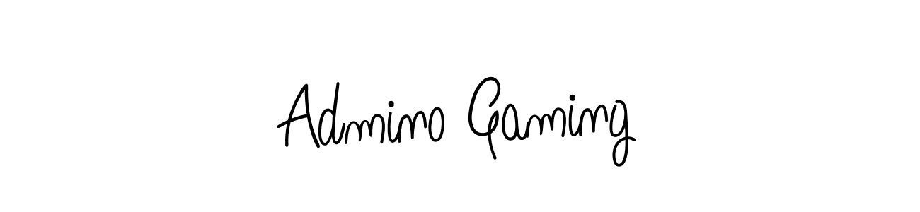 How to make Admino Gaming signature? Angelique-Rose-font-FFP is a professional autograph style. Create handwritten signature for Admino Gaming name. Admino Gaming signature style 5 images and pictures png