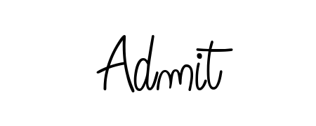 Make a beautiful signature design for name Admit. With this signature (Angelique-Rose-font-FFP) style, you can create a handwritten signature for free. Admit signature style 5 images and pictures png