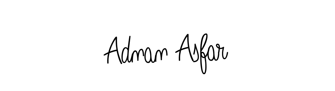 Make a beautiful signature design for name Adnan Asfar. With this signature (Angelique-Rose-font-FFP) style, you can create a handwritten signature for free. Adnan Asfar signature style 5 images and pictures png