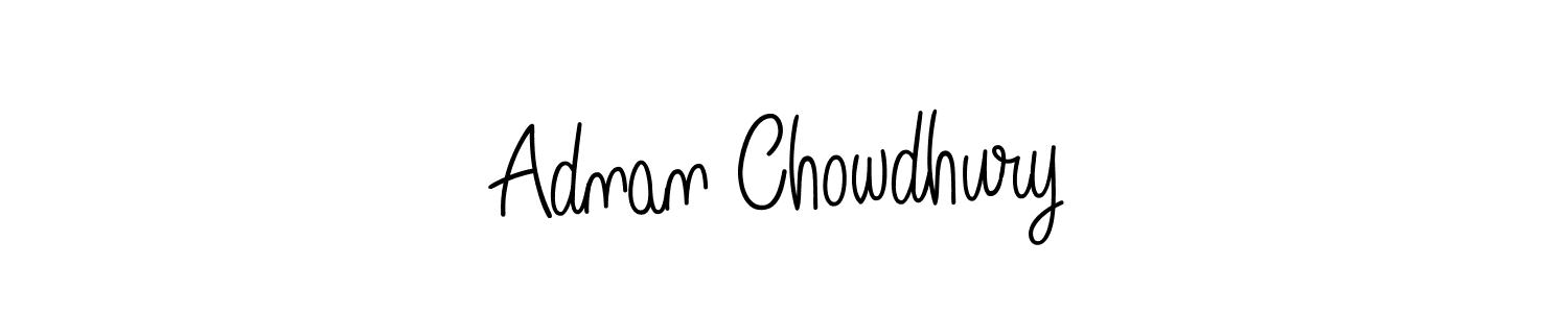 Also we have Adnan Chowdhury name is the best signature style. Create professional handwritten signature collection using Angelique-Rose-font-FFP autograph style. Adnan Chowdhury signature style 5 images and pictures png