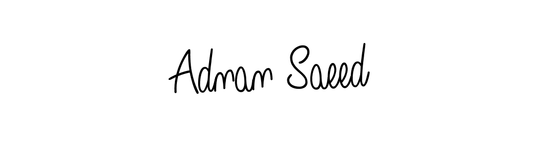 Make a beautiful signature design for name Adnan Saeed. Use this online signature maker to create a handwritten signature for free. Adnan Saeed signature style 5 images and pictures png