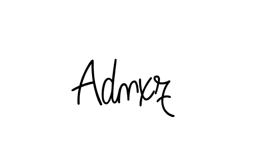 You should practise on your own different ways (Angelique-Rose-font-FFP) to write your name (Adnxz) in signature. don't let someone else do it for you. Adnxz signature style 5 images and pictures png