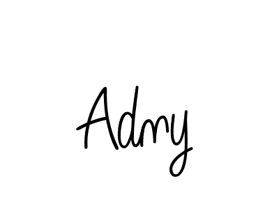 Make a beautiful signature design for name Adny. With this signature (Angelique-Rose-font-FFP) style, you can create a handwritten signature for free. Adny signature style 5 images and pictures png