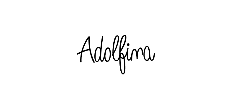 Make a beautiful signature design for name Adolfina. Use this online signature maker to create a handwritten signature for free. Adolfina signature style 5 images and pictures png