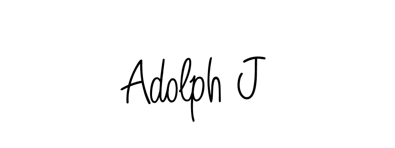 Make a beautiful signature design for name Adolph J. Use this online signature maker to create a handwritten signature for free. Adolph J signature style 5 images and pictures png