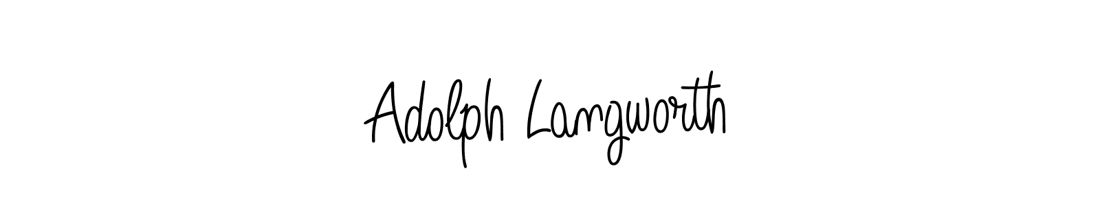 Angelique-Rose-font-FFP is a professional signature style that is perfect for those who want to add a touch of class to their signature. It is also a great choice for those who want to make their signature more unique. Get Adolph Langworth name to fancy signature for free. Adolph Langworth signature style 5 images and pictures png