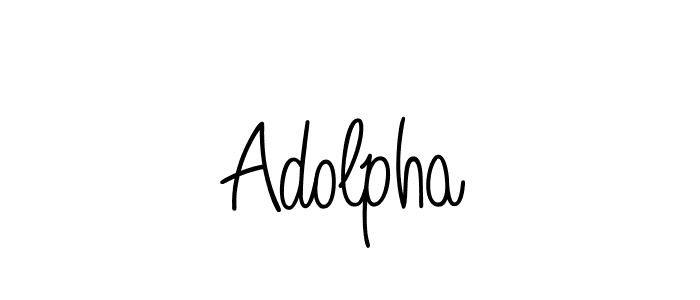 How to make Adolpha name signature. Use Angelique-Rose-font-FFP style for creating short signs online. This is the latest handwritten sign. Adolpha signature style 5 images and pictures png