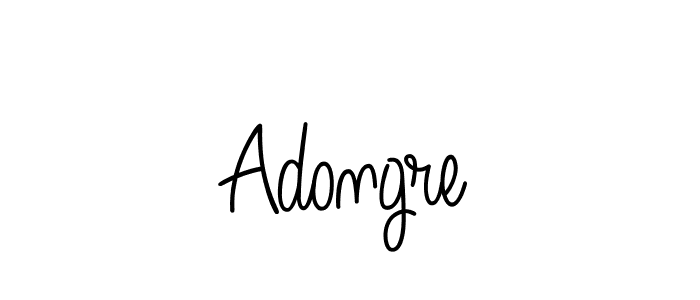 Once you've used our free online signature maker to create your best signature Angelique-Rose-font-FFP style, it's time to enjoy all of the benefits that Adongre name signing documents. Adongre signature style 5 images and pictures png