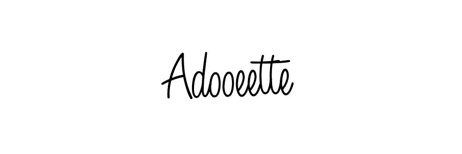 Once you've used our free online signature maker to create your best signature Angelique-Rose-font-FFP style, it's time to enjoy all of the benefits that Adooeette name signing documents. Adooeette signature style 5 images and pictures png