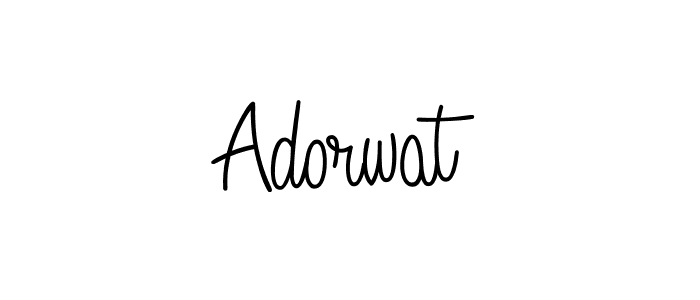 Create a beautiful signature design for name Adorwat. With this signature (Angelique-Rose-font-FFP) fonts, you can make a handwritten signature for free. Adorwat signature style 5 images and pictures png