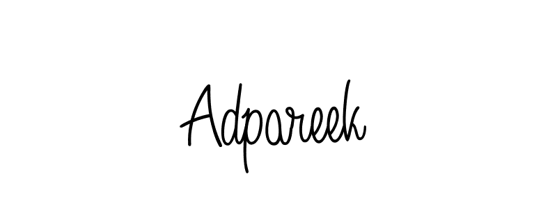 Make a beautiful signature design for name Adpareek. With this signature (Angelique-Rose-font-FFP) style, you can create a handwritten signature for free. Adpareek signature style 5 images and pictures png