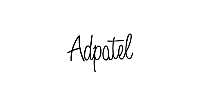 Also we have Adpatel name is the best signature style. Create professional handwritten signature collection using Angelique-Rose-font-FFP autograph style. Adpatel signature style 5 images and pictures png