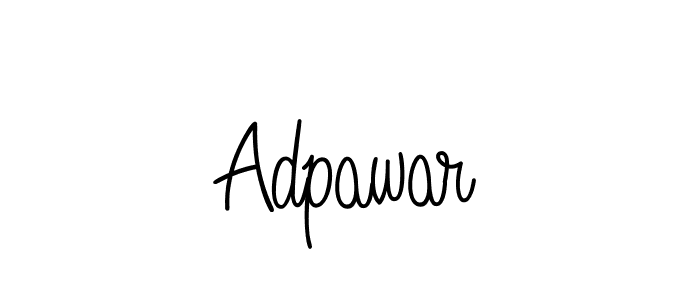 Create a beautiful signature design for name Adpawar. With this signature (Angelique-Rose-font-FFP) fonts, you can make a handwritten signature for free. Adpawar signature style 5 images and pictures png