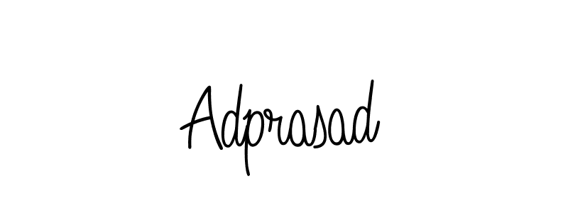 Make a beautiful signature design for name Adprasad. With this signature (Angelique-Rose-font-FFP) style, you can create a handwritten signature for free. Adprasad signature style 5 images and pictures png