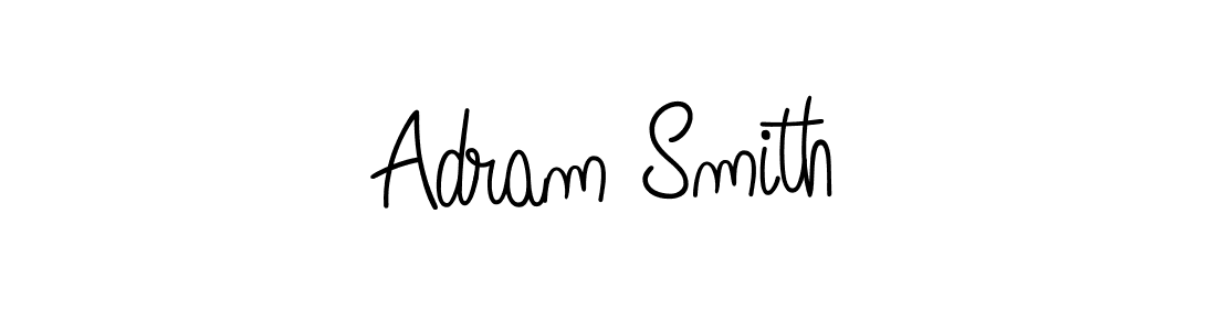 You should practise on your own different ways (Angelique-Rose-font-FFP) to write your name (Adram Smith) in signature. don't let someone else do it for you. Adram Smith signature style 5 images and pictures png