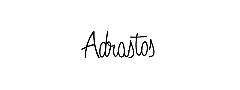 Make a beautiful signature design for name Adrastos. With this signature (Angelique-Rose-font-FFP) style, you can create a handwritten signature for free. Adrastos signature style 5 images and pictures png