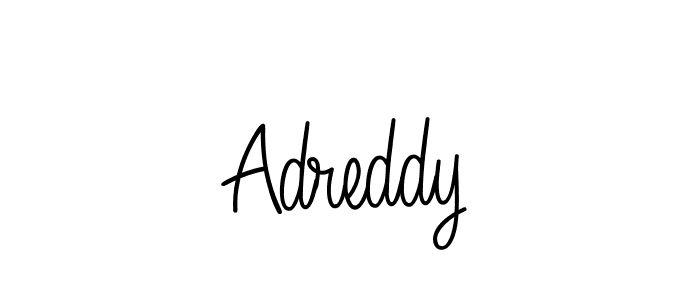 You should practise on your own different ways (Angelique-Rose-font-FFP) to write your name (Adreddy) in signature. don't let someone else do it for you. Adreddy signature style 5 images and pictures png