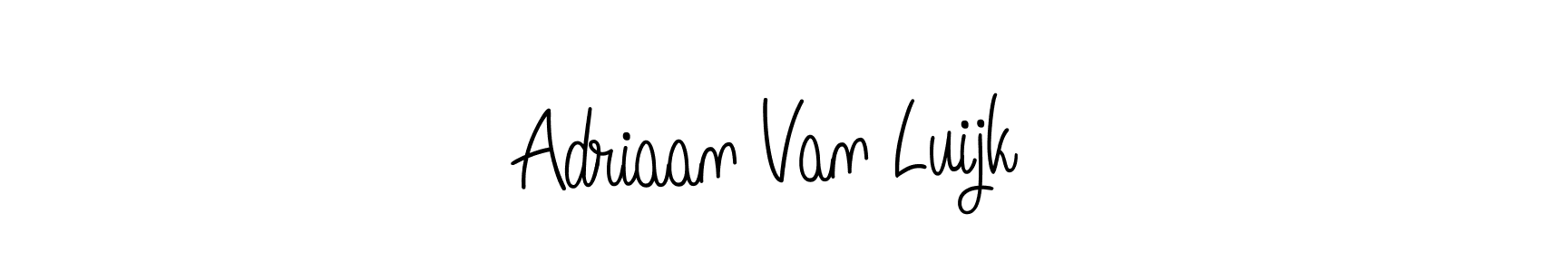 Design your own signature with our free online signature maker. With this signature software, you can create a handwritten (Angelique-Rose-font-FFP) signature for name Adriaan Van Luijk. Adriaan Van Luijk signature style 5 images and pictures png