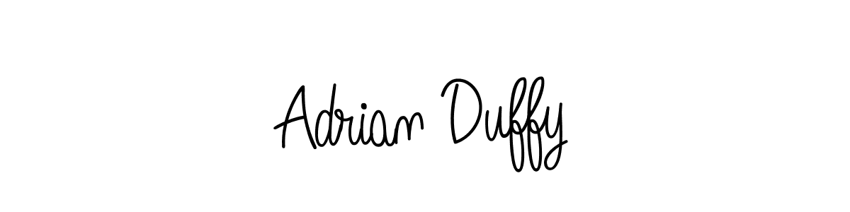 How to make Adrian Duffy name signature. Use Angelique-Rose-font-FFP style for creating short signs online. This is the latest handwritten sign. Adrian Duffy signature style 5 images and pictures png