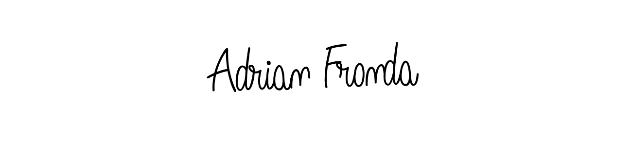 Create a beautiful signature design for name Adrian Fronda. With this signature (Angelique-Rose-font-FFP) fonts, you can make a handwritten signature for free. Adrian Fronda signature style 5 images and pictures png