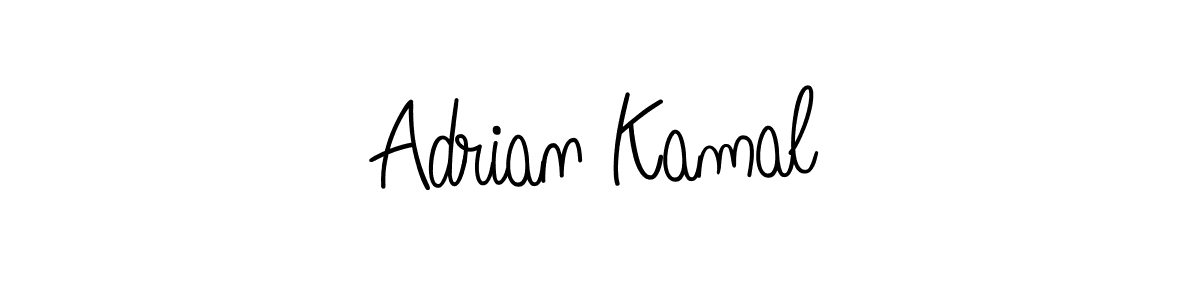 Make a beautiful signature design for name Adrian Kamal. With this signature (Angelique-Rose-font-FFP) style, you can create a handwritten signature for free. Adrian Kamal signature style 5 images and pictures png