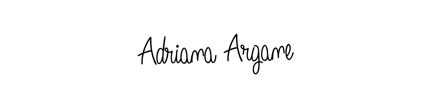 Design your own signature with our free online signature maker. With this signature software, you can create a handwritten (Angelique-Rose-font-FFP) signature for name Adriana Argane. Adriana Argane signature style 5 images and pictures png