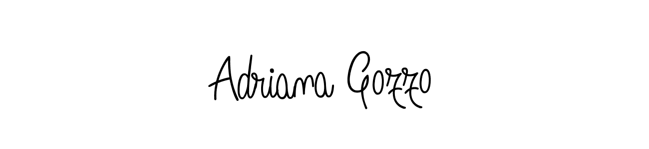 This is the best signature style for the Adriana Gozzo name. Also you like these signature font (Angelique-Rose-font-FFP). Mix name signature. Adriana Gozzo signature style 5 images and pictures png