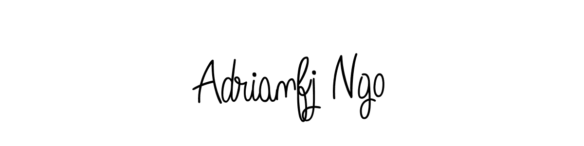 Create a beautiful signature design for name Adrianfj Ngo. With this signature (Angelique-Rose-font-FFP) fonts, you can make a handwritten signature for free. Adrianfj Ngo signature style 5 images and pictures png