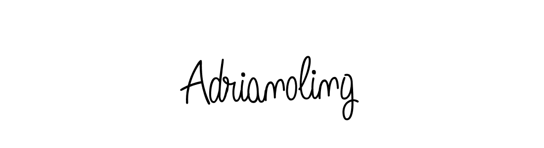 Angelique-Rose-font-FFP is a professional signature style that is perfect for those who want to add a touch of class to their signature. It is also a great choice for those who want to make their signature more unique. Get Adrianoling name to fancy signature for free. Adrianoling signature style 5 images and pictures png