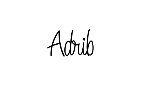 Once you've used our free online signature maker to create your best signature Angelique-Rose-font-FFP style, it's time to enjoy all of the benefits that Adrib name signing documents. Adrib signature style 5 images and pictures png