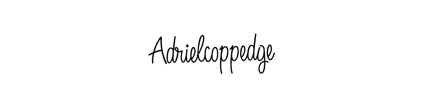 How to make Adrielcoppedge name signature. Use Angelique-Rose-font-FFP style for creating short signs online. This is the latest handwritten sign. Adrielcoppedge signature style 5 images and pictures png
