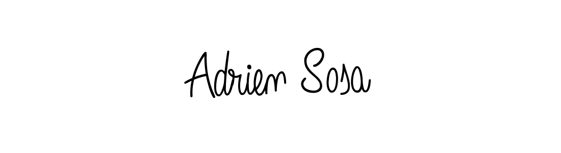 How to make Adrien Sosa signature? Angelique-Rose-font-FFP is a professional autograph style. Create handwritten signature for Adrien Sosa name. Adrien Sosa signature style 5 images and pictures png