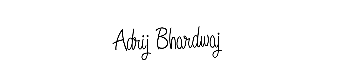 Adrij Bhardwaj stylish signature style. Best Handwritten Sign (Angelique-Rose-font-FFP) for my name. Handwritten Signature Collection Ideas for my name Adrij Bhardwaj. Adrij Bhardwaj signature style 5 images and pictures png